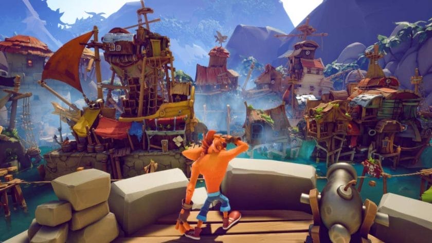 crash bandicoot pirate