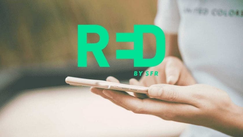 smartphone red by sfr