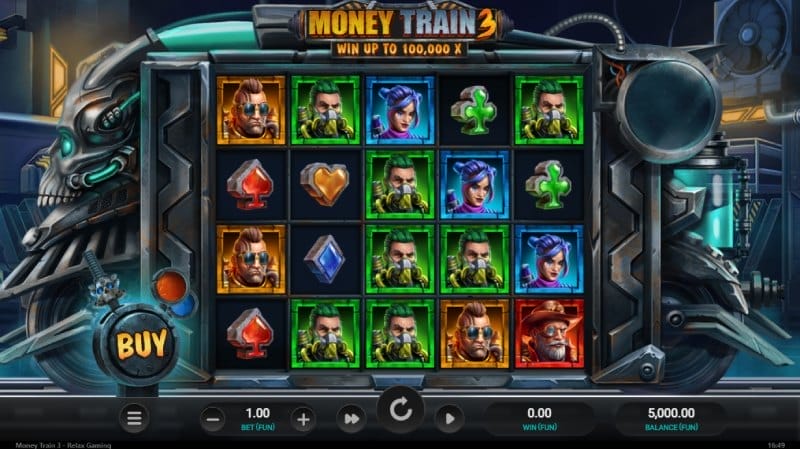 Machine à sous belge Money Train 3