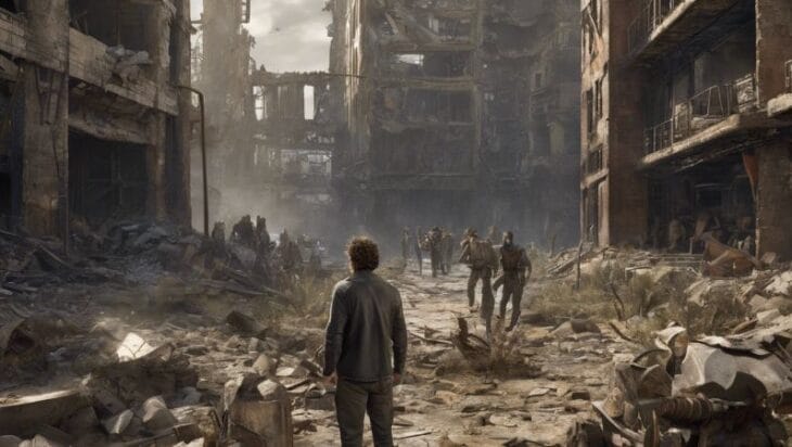 Amazing Discoveries in Amazon's Fallout TV Show: A Glimpse into The Great War, Concept art for illustrative purpose, tags: de la série télévisée - Monok
