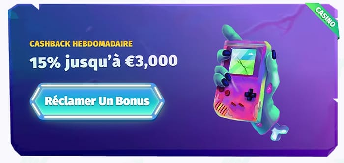 Casombie Cashback hebdomadaire bonus