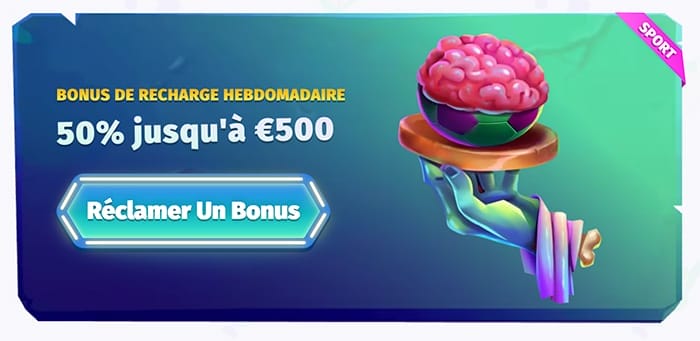 Casombie Casino Hebdomadaire Sports Bonus de Recharge