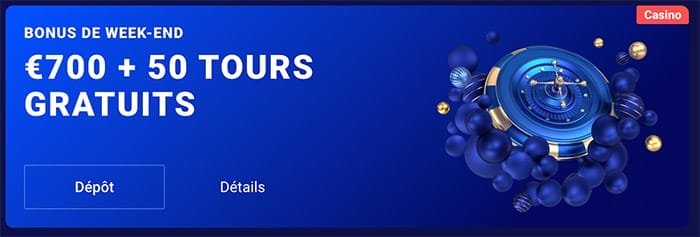 Frumzi Casino Le Bonus de Week-End