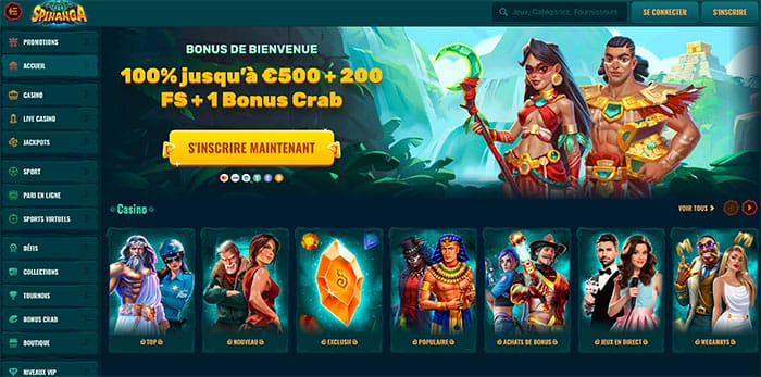 Spinanga Inscrire