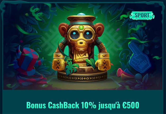 Bonus de recharge hebdomadaire Spinanga Sports 