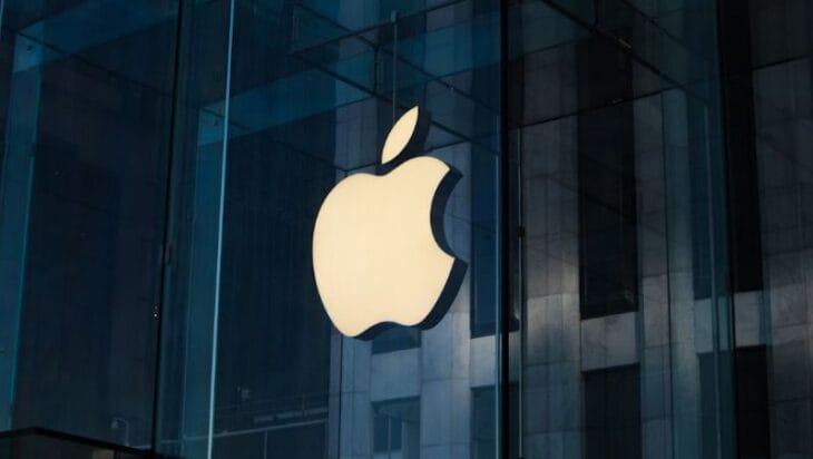 apple logo on glass window, tags: de la - unsplash
