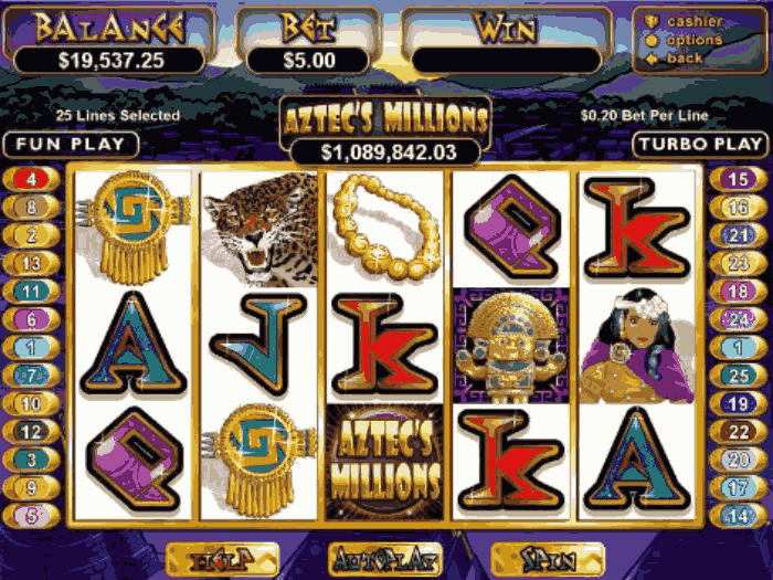 Aztec Millions jeu