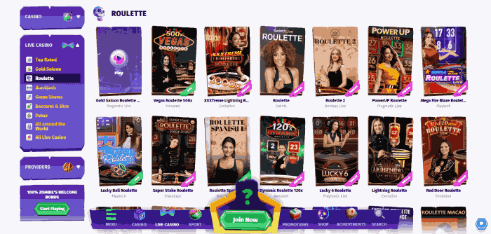 Roulette jeux