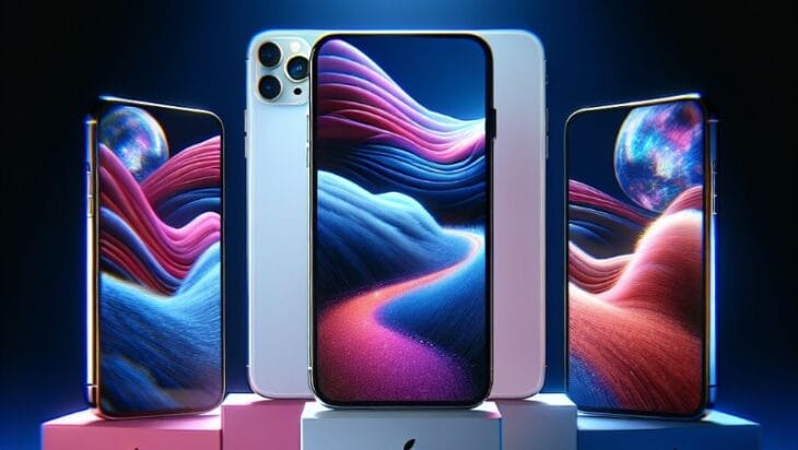 2024: iPhones Set to Dominate in Phone Video Quality, Concept art for illustrative purpose, tags: en qualité - Monok