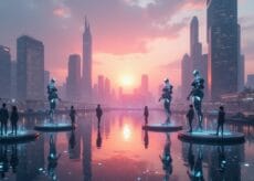 2024's Most Promising Tech Trend: AI Integration, Concept art for illustrative purpose, tags: en - Monok